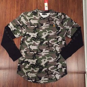 Men’s brand new camo long sleeve
